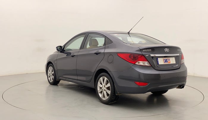 2012 Hyundai Verna FLUIDIC 1.6 CRDI SX, Diesel, Manual, 1,06,243 km, Left Back Diagonal