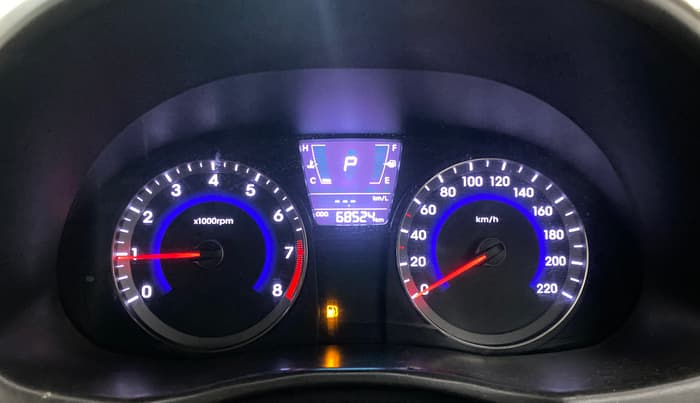 2014 Hyundai Verna FLUIDIC 1.6 VTVT SX AT, Petrol, Automatic, 68,524 km, Odometer Image