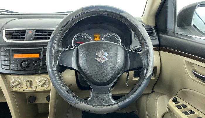 2013 Maruti Swift Dzire VXI, Petrol, Manual, 67,902 km, Steering Wheel Close Up