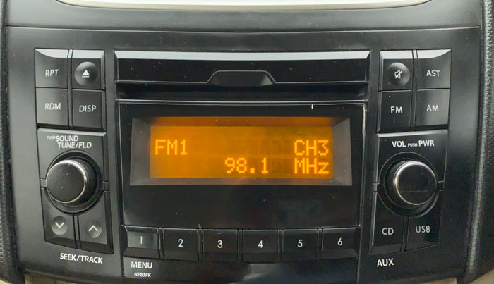 2015 Maruti Swift Dzire VXI, Petrol, Manual, 95,456 km, Infotainment System