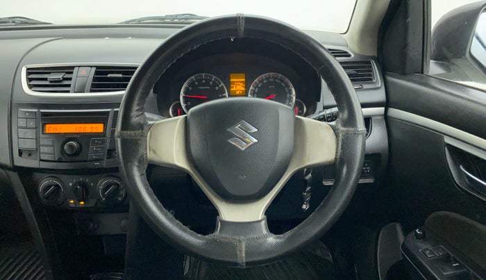 2013 Maruti Swift VXI, Petrol, Manual, 51,905 km, Steering Wheel Close Up