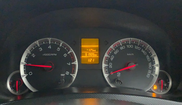 2013 Maruti Swift VXI, Petrol, Manual, 51,905 km, Odometer Image