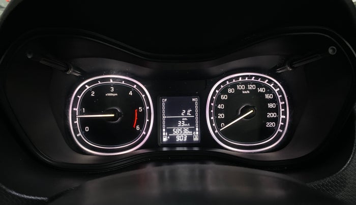 2017 Maruti Vitara Brezza ZDI, Diesel, Manual, 58,534 km, Odometer Image