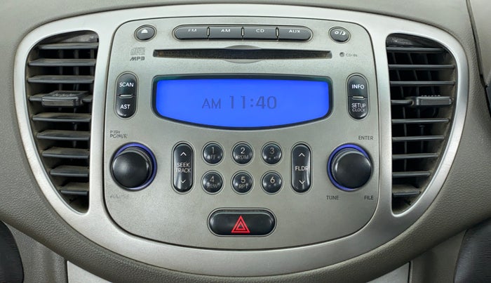 2012 Hyundai i10 SPORTZ 1.2 KAPPA2, Petrol, Manual, 52,438 km, Infotainment System