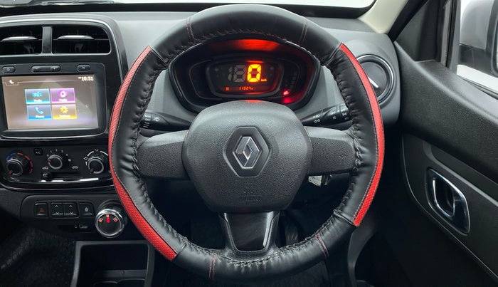 2019 Renault Kwid RXT 1.0 EASY-R AT OPTION, Petrol, Automatic, 11,952 km, Steering Wheel Close Up