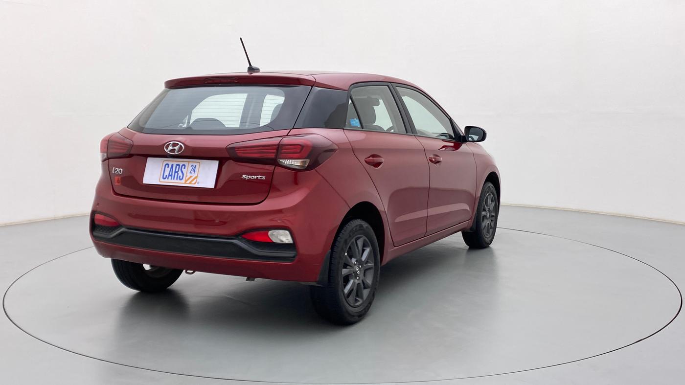 2019 Hyundai Elite i20 1.2 SPORTS PLUS VTVT, Petrol, Manual, 9,791 km, Right Back Diagonal