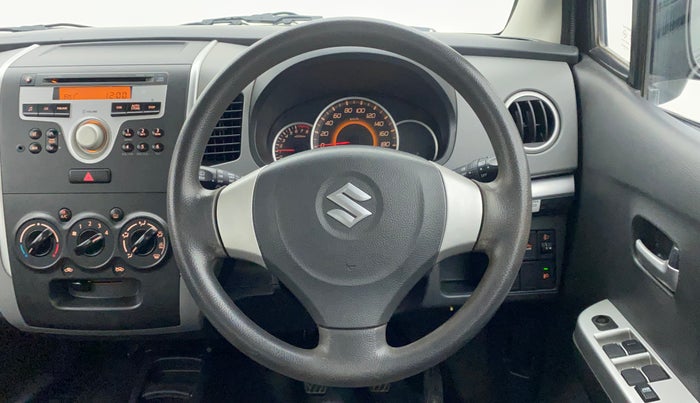 2012 Maruti Wagon R 1.0 VXI, Petrol, Manual, 23,489 km, Steering Wheel Close Up