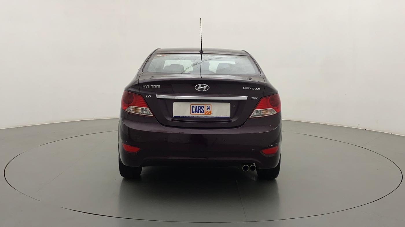 2013 Hyundai Verna FLUIDIC 1.6 VTVT SX, Petrol, Manual, 82,257 km, Back/Rear