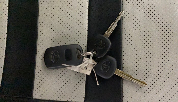 2012 Toyota Etios G, Petrol, Manual, 91,979 km, Key Close Up