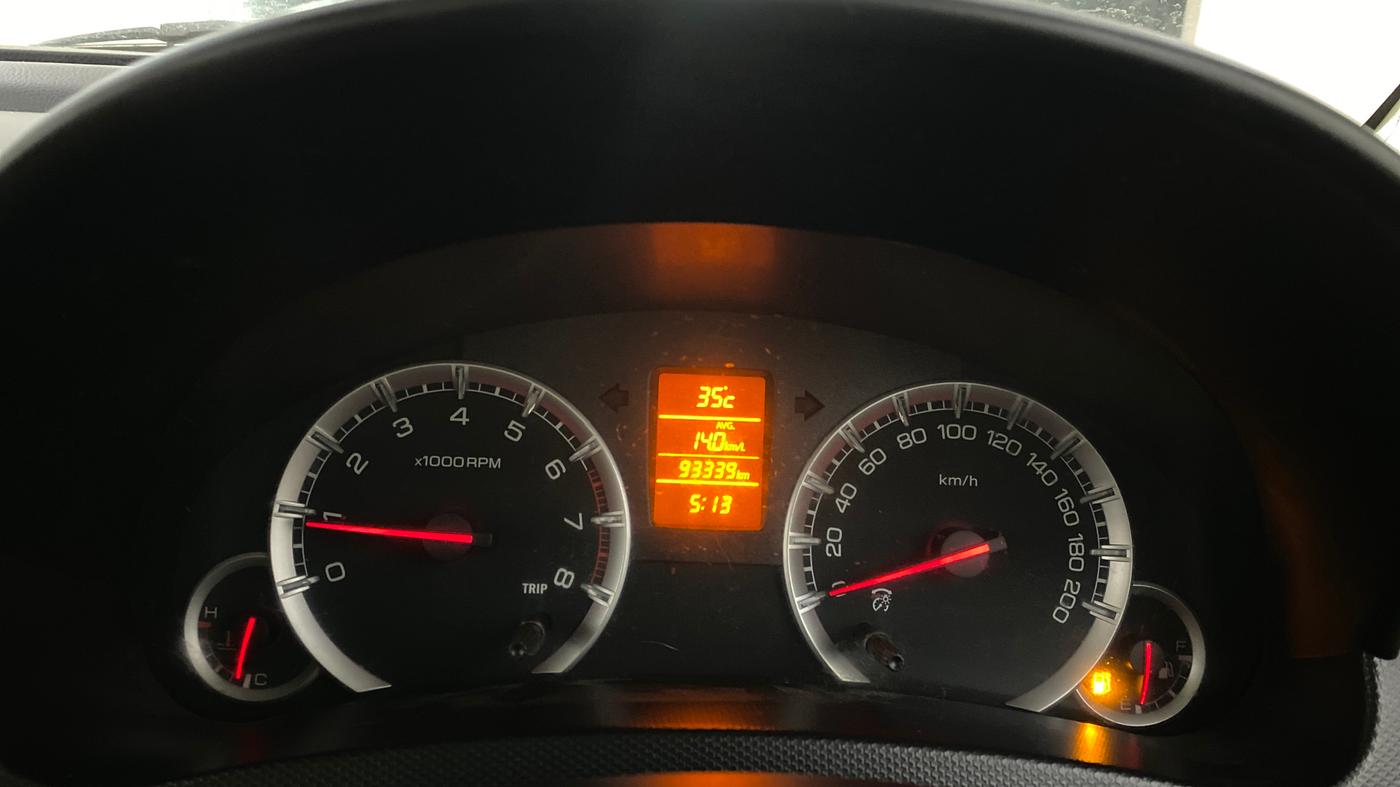 2014 Maruti Swift Dzire ZXI, Petrol, Manual, 93,338 km, Odometer Image