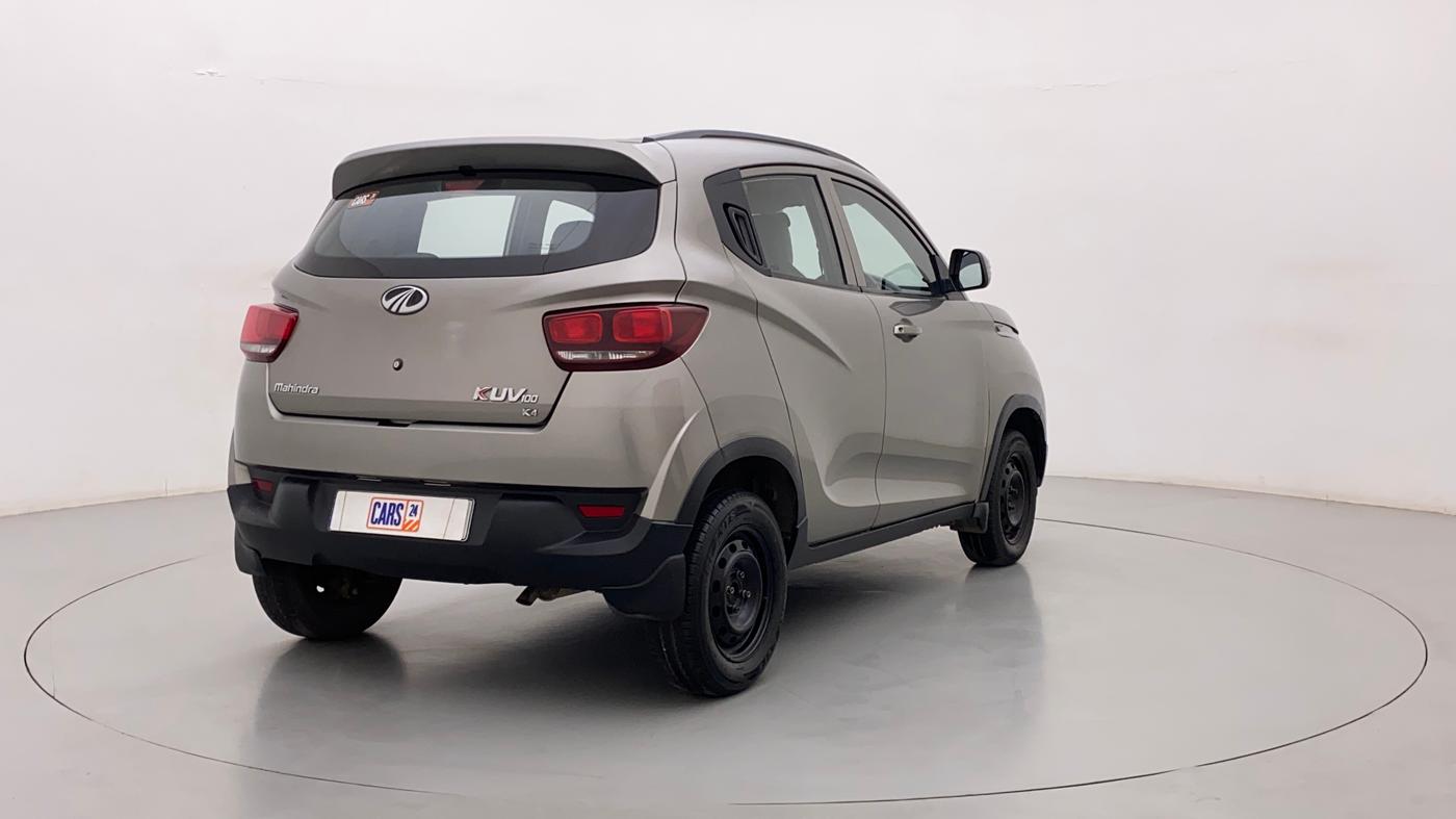 2017 Mahindra Kuv100 K4 6 STR, Petrol, Manual, 33,573 km, Right Back Diagonal