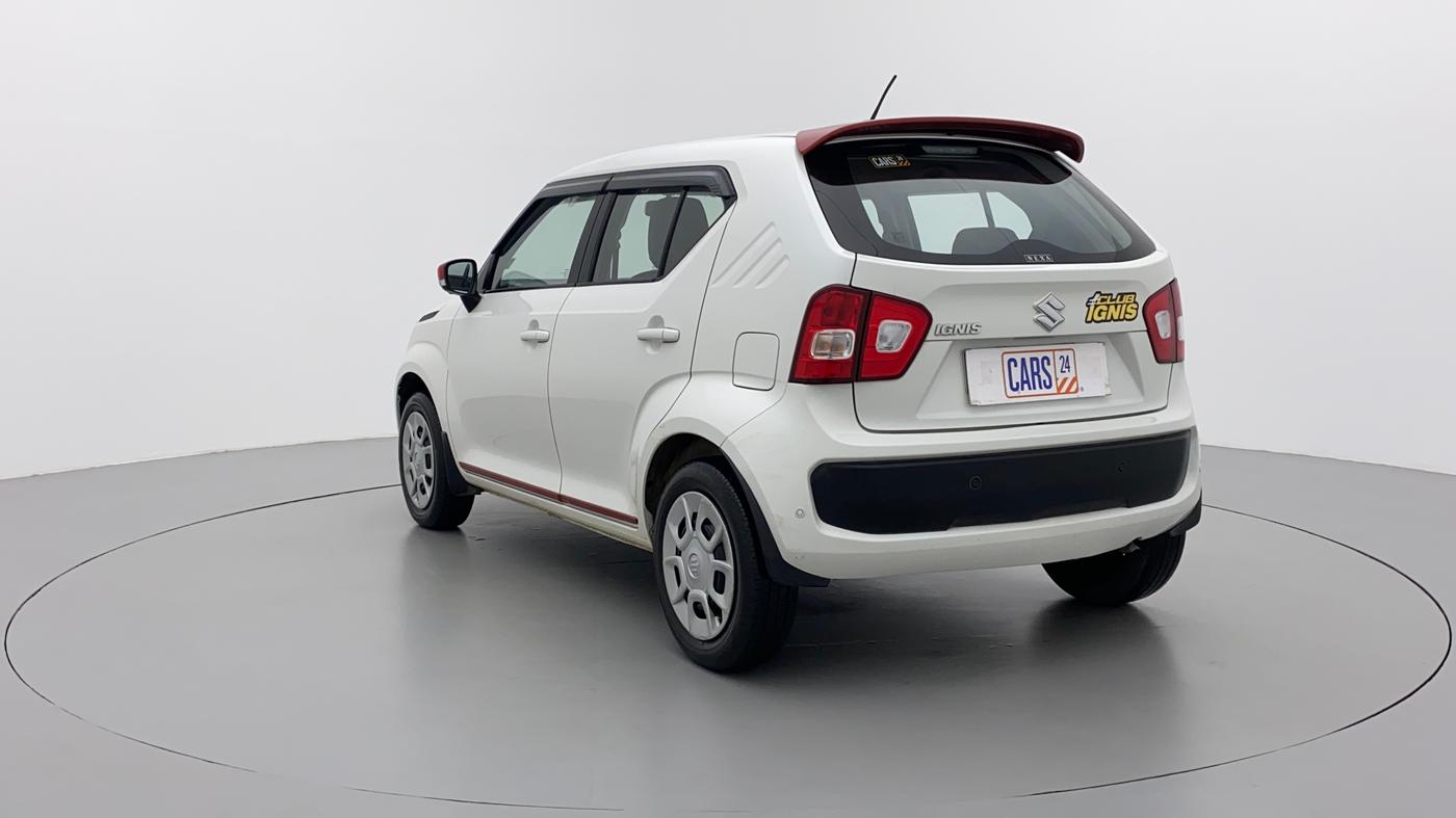 2019 Maruti IGNIS DELTA 1.2 AMT, Petrol, Automatic, 43,556 km, Left Back Diagonal