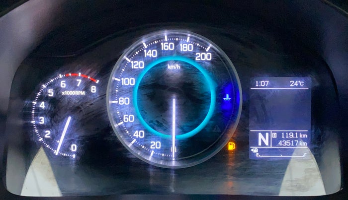 2019 Maruti IGNIS DELTA 1.2 AMT, Petrol, Automatic, 43,556 km, Odometer Image