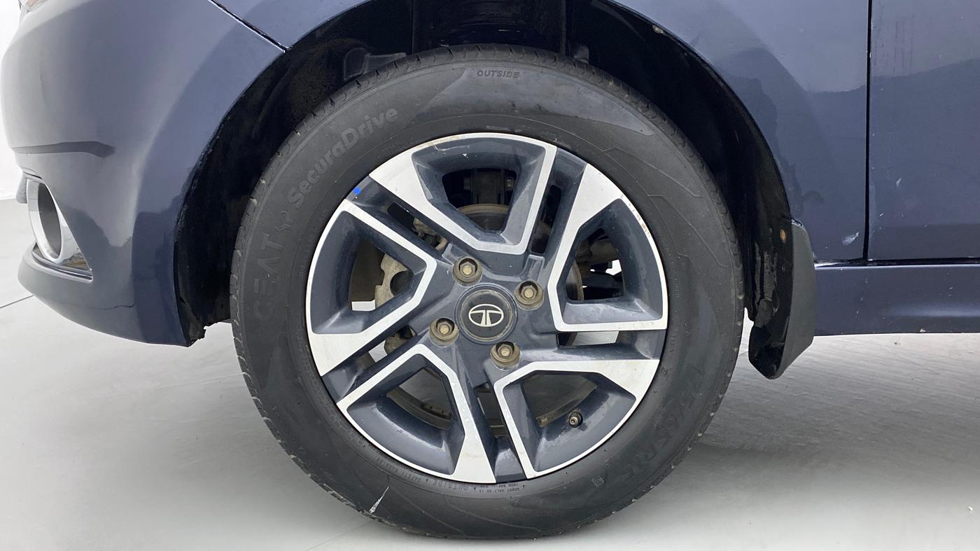 2019 Tata TIGOR XZ PLUS 1.2 REVOTRON, Petrol, Manual, 59,923 km, Left Front Wheel