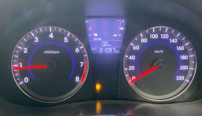 2013 Hyundai Verna FLUIDIC 1.6 VTVT EX, Petrol, Manual, 81,058 km, Odometer Image