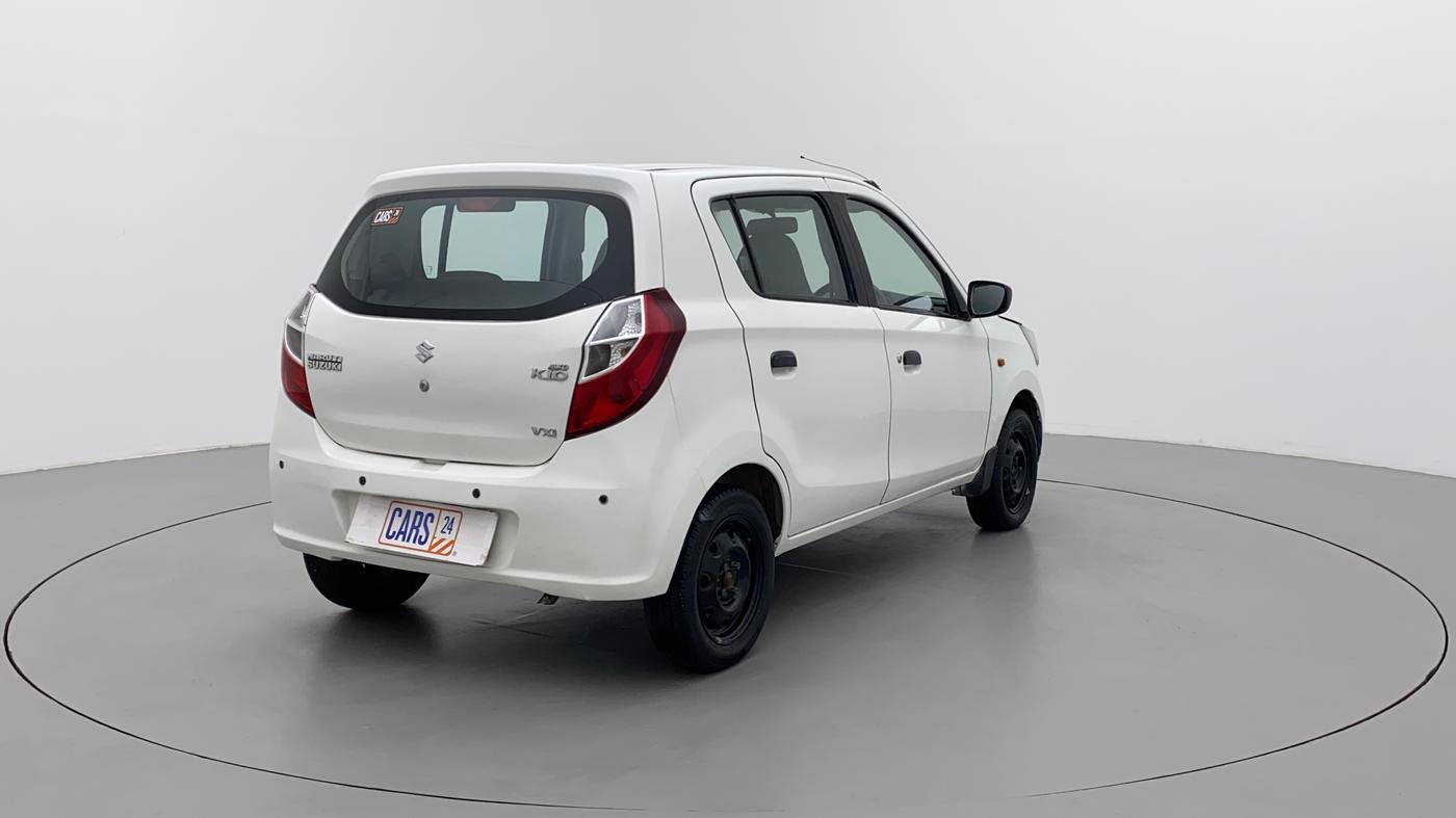2015 Maruti Alto K10 VXI, CNG, Manual, 49,477 km, Right Back Diagonal