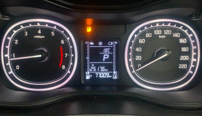 2022 Maruti Vitara Brezza ZXI PLUS AT SHVS, Petrol, Automatic, 77,009 km, Odometer Image
