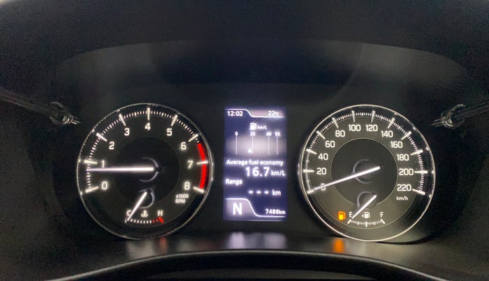 2023 Maruti Baleno ZETA 1.2 AGS, Petrol, Automatic, 7,438 km, Odometer Image