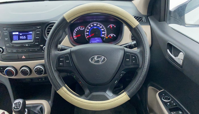 2016 Hyundai Grand i10 SPORTZ 1.2 KAPPA VTVT, Petrol, Manual, 42,484 km, Steering Wheel Close Up