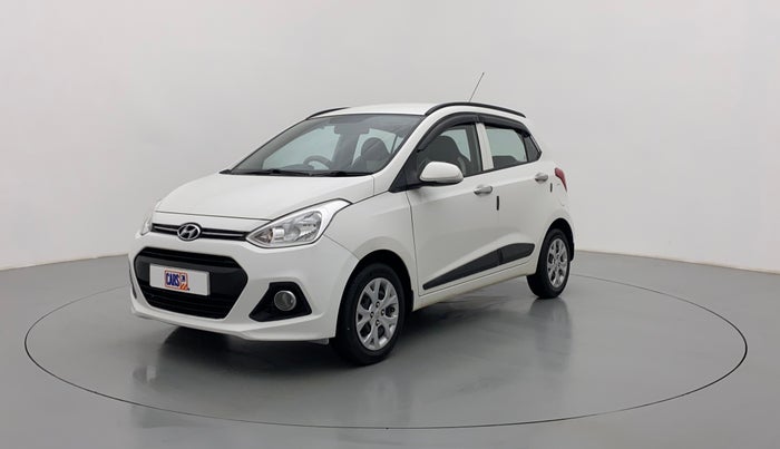 2016 Hyundai Grand i10 SPORTZ 1.2 KAPPA VTVT, Petrol, Manual, 42,484 km, Left Front Diagonal