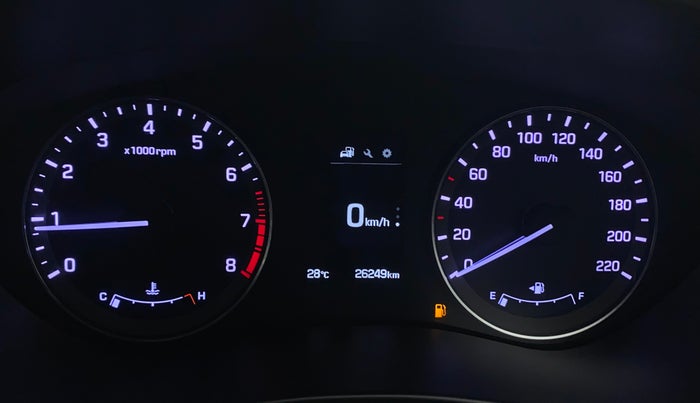 2017 Hyundai Elite i20 ASTA 1.2 (O), Petrol, Manual, 26,246 km, Odometer Image