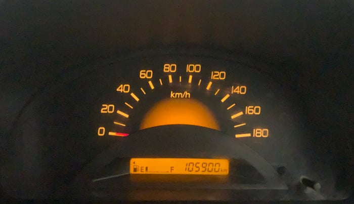 2014 Maruti Wagon R 1.0 LXI CNG, CNG, Manual, 1,06,140 km, Odometer Image