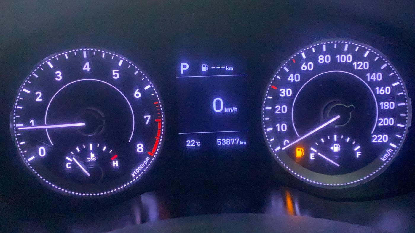 2019 Hyundai VENUE SX PLUS 1.0 TURBO DCT, Petrol, Automatic, 53,832 km, Odometer Image