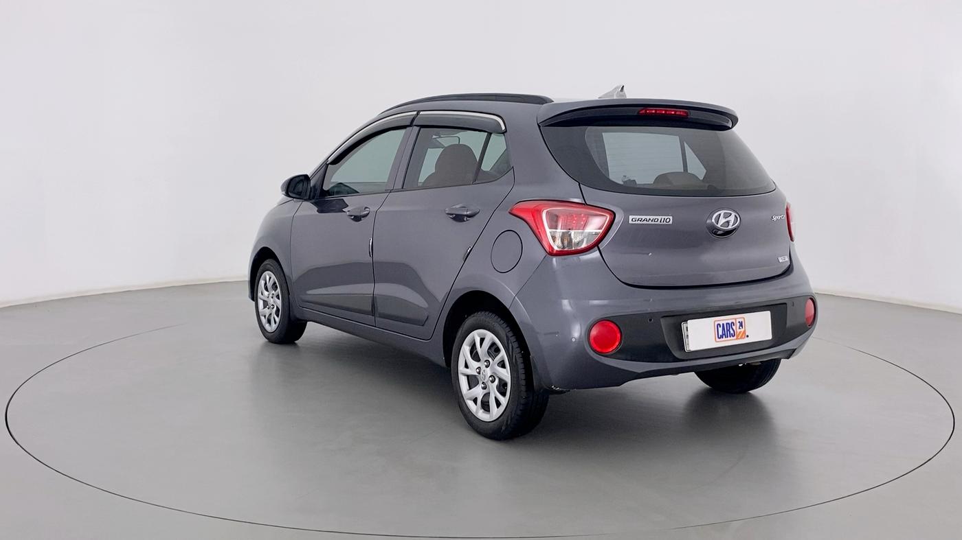 2019 Hyundai Grand i10 SPORTZ 1.2 KAPPA VTVT, Petrol, Manual, 35,423 km, Left Back Diagonal