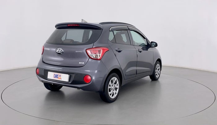 2019 Hyundai Grand i10 SPORTZ 1.2 KAPPA VTVT, Petrol, Manual, 35,423 km, Right Back Diagonal