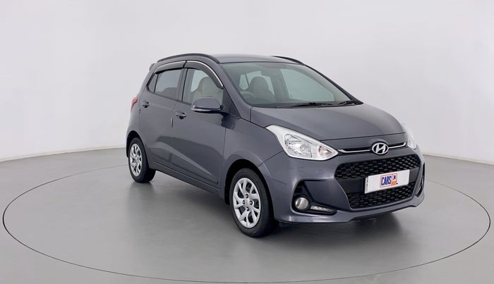 2019 Hyundai Grand i10 SPORTZ 1.2 KAPPA VTVT, Petrol, Manual, 35,423 km, Right Front Diagonal