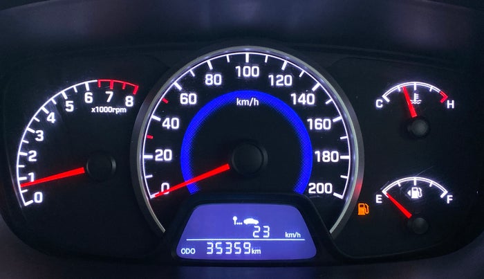 2019 Hyundai Grand i10 SPORTZ 1.2 KAPPA VTVT, Petrol, Manual, 35,423 km, Odometer Image