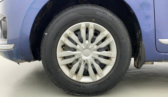 2018 Maruti Dzire VXI AMT, Petrol, Automatic, 16,568 km, Left Front Wheel