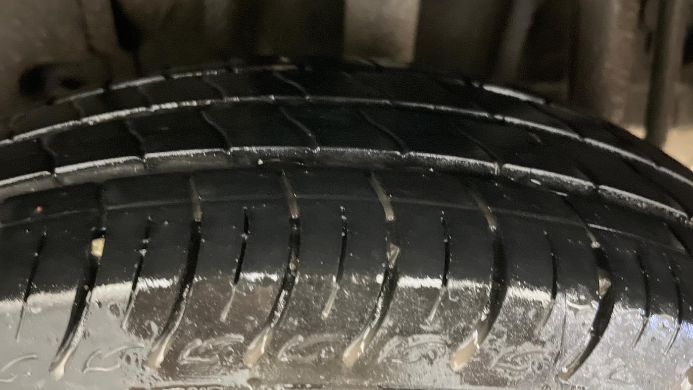 2022 Tata TIGOR XZ PLUS PETROL, Petrol, Manual, 73,279 km, Left Rear Tyre Tread
