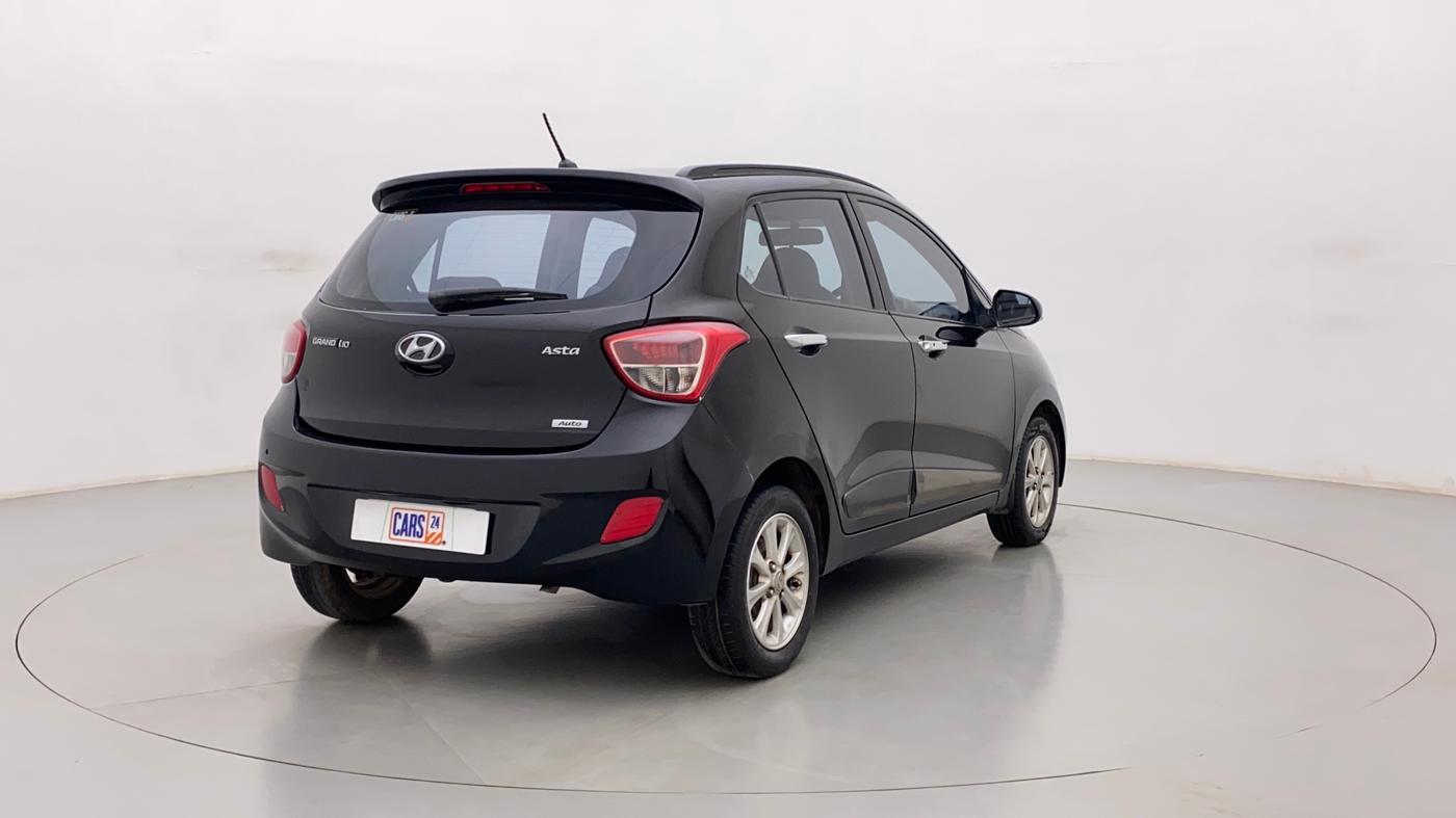 2014 Hyundai Grand i10 ASTA AT 1.2 KAPPA VTVT, Petrol, Automatic, 31,970 km, Right Back Diagonal