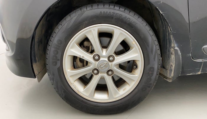 2014 Hyundai Grand i10 ASTA AT 1.2 KAPPA VTVT, Petrol, Automatic, 31,970 km, Left Front Wheel