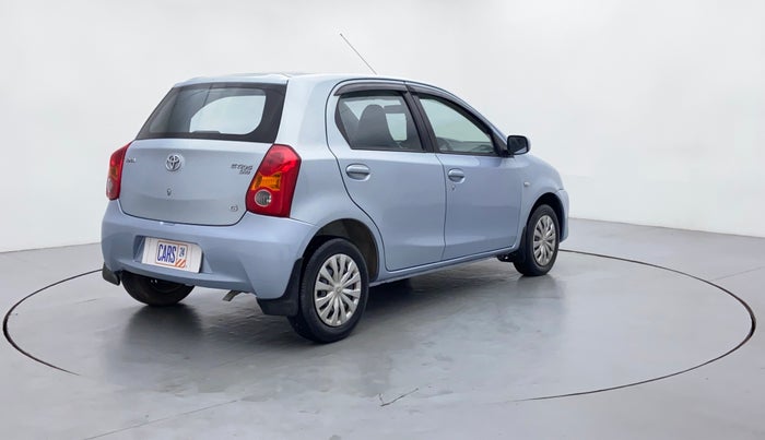 2011 Toyota Etios Liva G, Petrol, Manual, 34,111 km, Right Back Diagonal (45- Degree) View