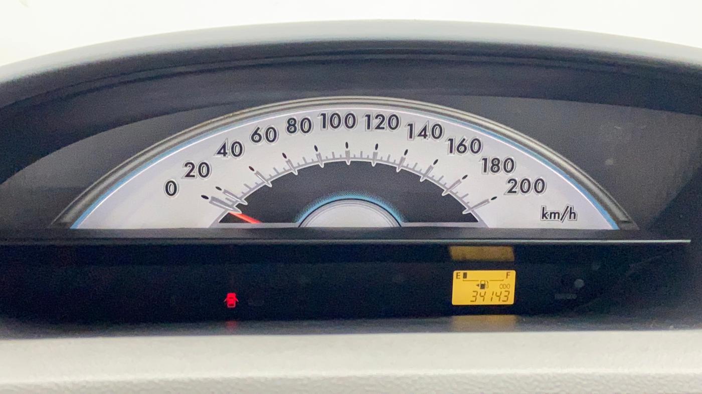 2011 Toyota Etios Liva G, Petrol, Manual, 34,111 km, Odometer View