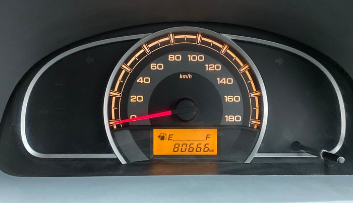 2013 Maruti Alto 800 LXI, Petrol, Manual, 80,700 km, Odometer Image