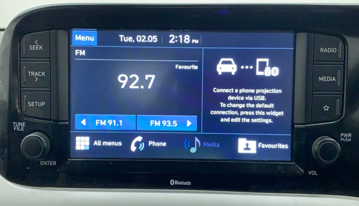 2020 Hyundai GRAND I10 NIOS ASTA AMT 1.2 KAPPA VTVT, Petrol, Automatic, 18,200 km, Infotainment System