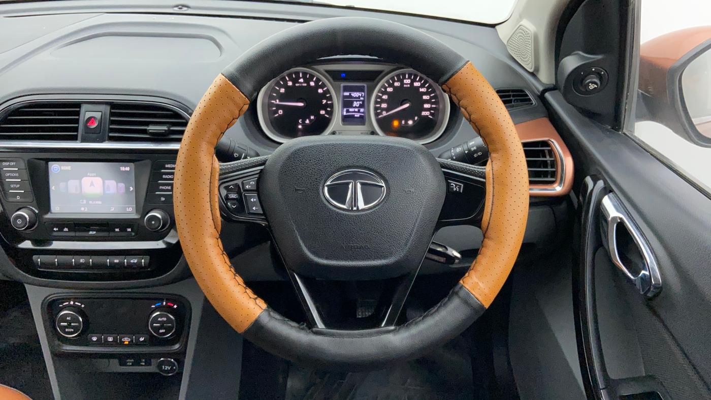 2017 Tata TIGOR XZ (O) PETROL, Petrol, Manual, 40,047 km, Steering Wheel Close Up