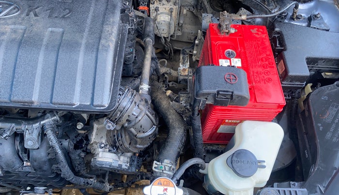 2014 Hyundai Grand i10 ASTA (O) 1.2 KAPPA VTVT, Petrol, Manual, 34,694 km, Engine View - Left