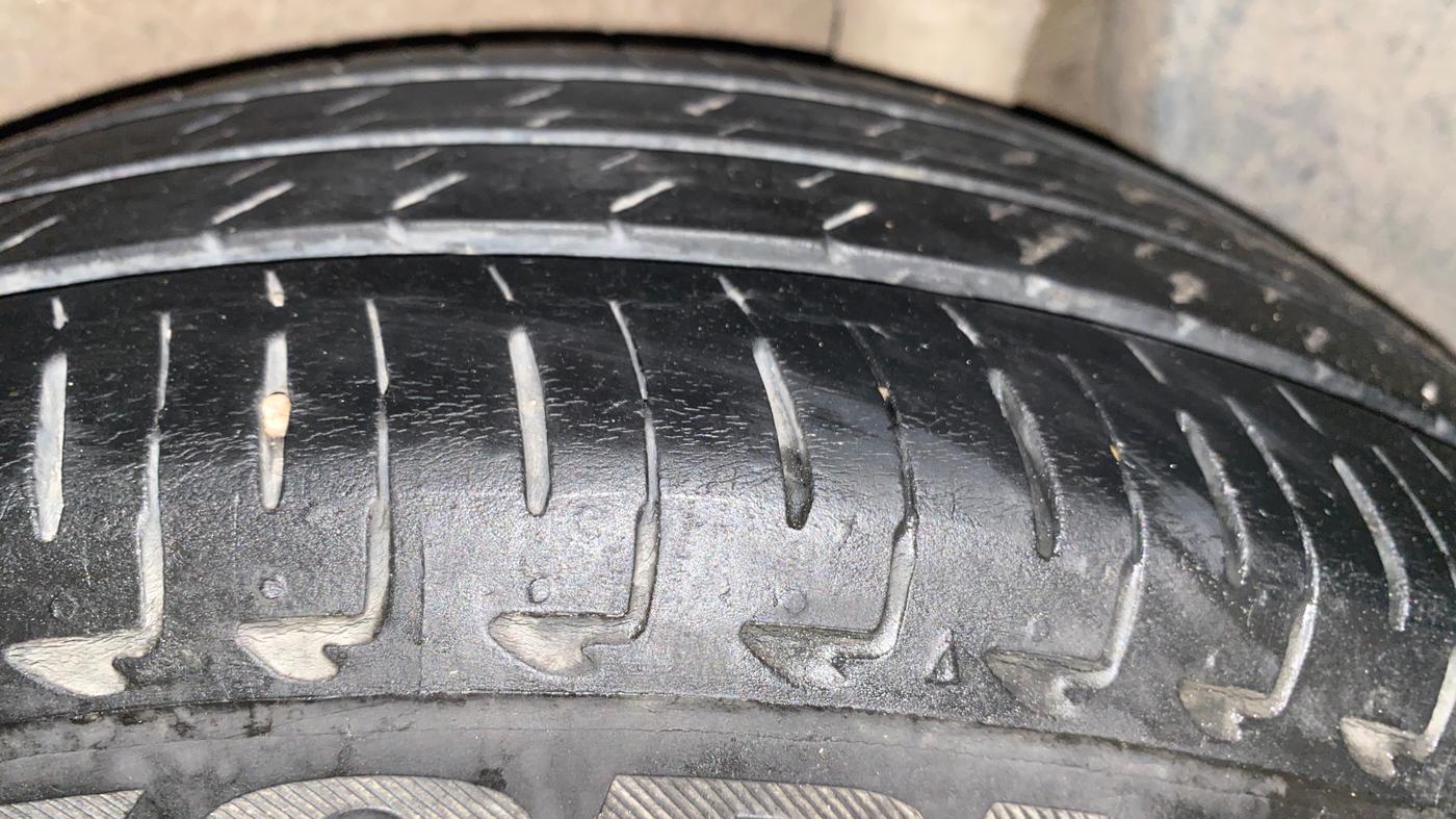 2019 Maruti IGNIS ZETA 1.2, Petrol, Manual, 64,610 km, Left Rear Tyre Tread