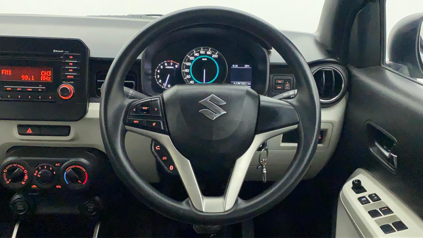 2017 Maruti IGNIS DELTA 1.2 AMT, Petrol, Automatic, 12,795 km, Steering Wheel Close Up