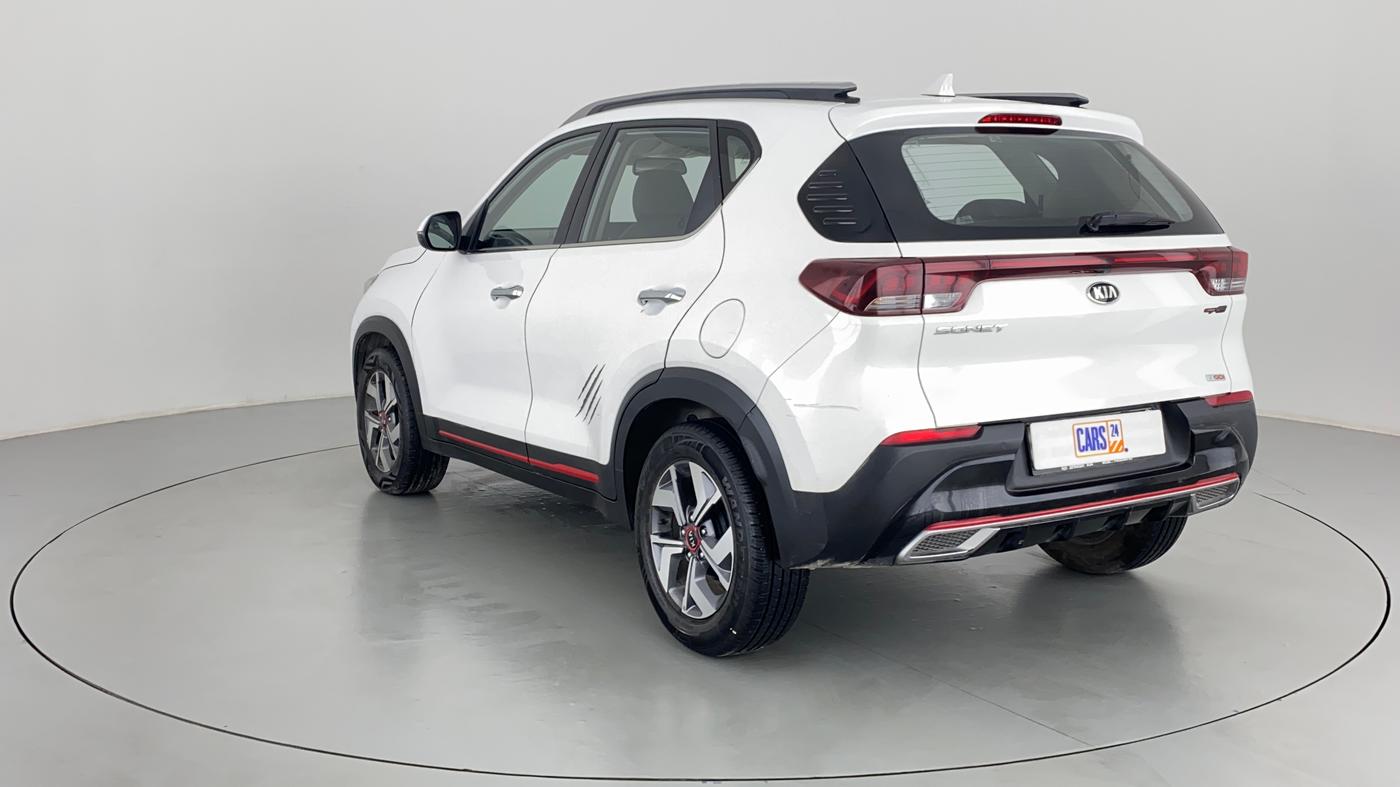 2020 KIA SONET GTX PLUS DCT 1.0, Petrol, Automatic, 11,802 km, Left Back Diagonal