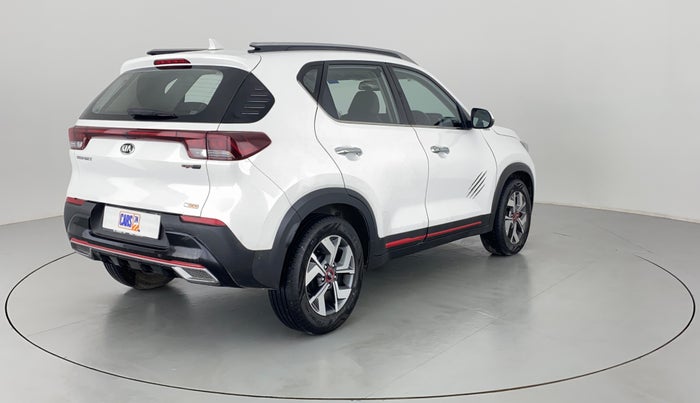 2020 KIA SONET GTX PLUS DCT 1.0, Petrol, Automatic, 11,802 km, Right Back Diagonal