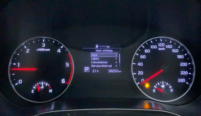 2020 KIA SELTOS HTK PLUS AT 1.5 DIESEL, Diesel, Automatic, 36,352 km, Odometer Image