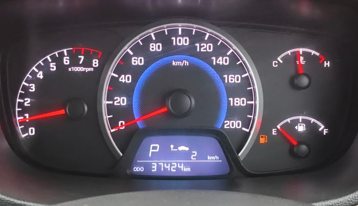 2016 Hyundai Grand i10 ASTA AT 1.2 KAPPA VTVT, Petrol, Automatic, 37,424 km, Odometer Image