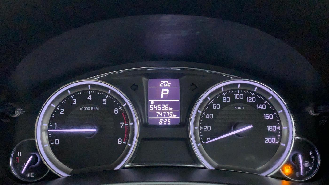 2018 Maruti Ciaz ALPHA 1.4 VVT AMT, Petrol, Automatic, 74,870 km, Odometer Image