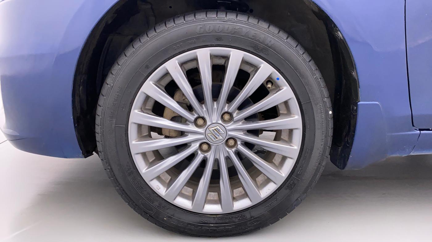 2018 Maruti Ciaz ALPHA 1.4 VVT AMT, Petrol, Automatic, 74,870 km, Left Front Wheel