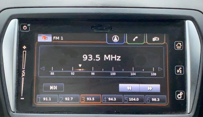2018 Maruti Ciaz ALPHA 1.4 VVT AMT, Petrol, Automatic, 74,870 km, Infotainment System